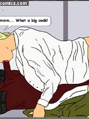 Interracial cartoon porn in elevator