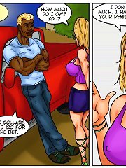 Top rated blowjob cartoons! Lusty bitches serving big black cocks