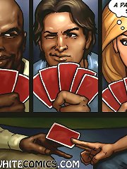 I win my dear and you just lost that shirt on interracial comics, I want to see your sweet boobs