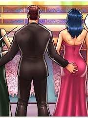 We now congratulate the winner of the award for best sex comics actress