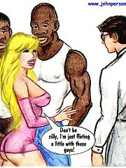 On this porn comics white slut buttfucked directly in nigga club