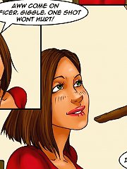 Black cops fuck nice white sluts till jizzing in mad interracial xxx comics
