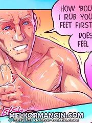 How about I rub your feet after these great anime big boobs? Does that feels good? Yeah that hits the spot!