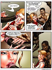 Two young cheerleaders fucked by three niggas interracial cartoon fuck