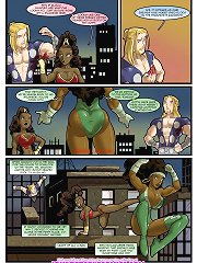 Black superheroines at John Person porno gallery
