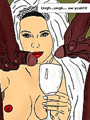 A band of sexually famished interracial xxx cartoons boomers chill out together with white fiance